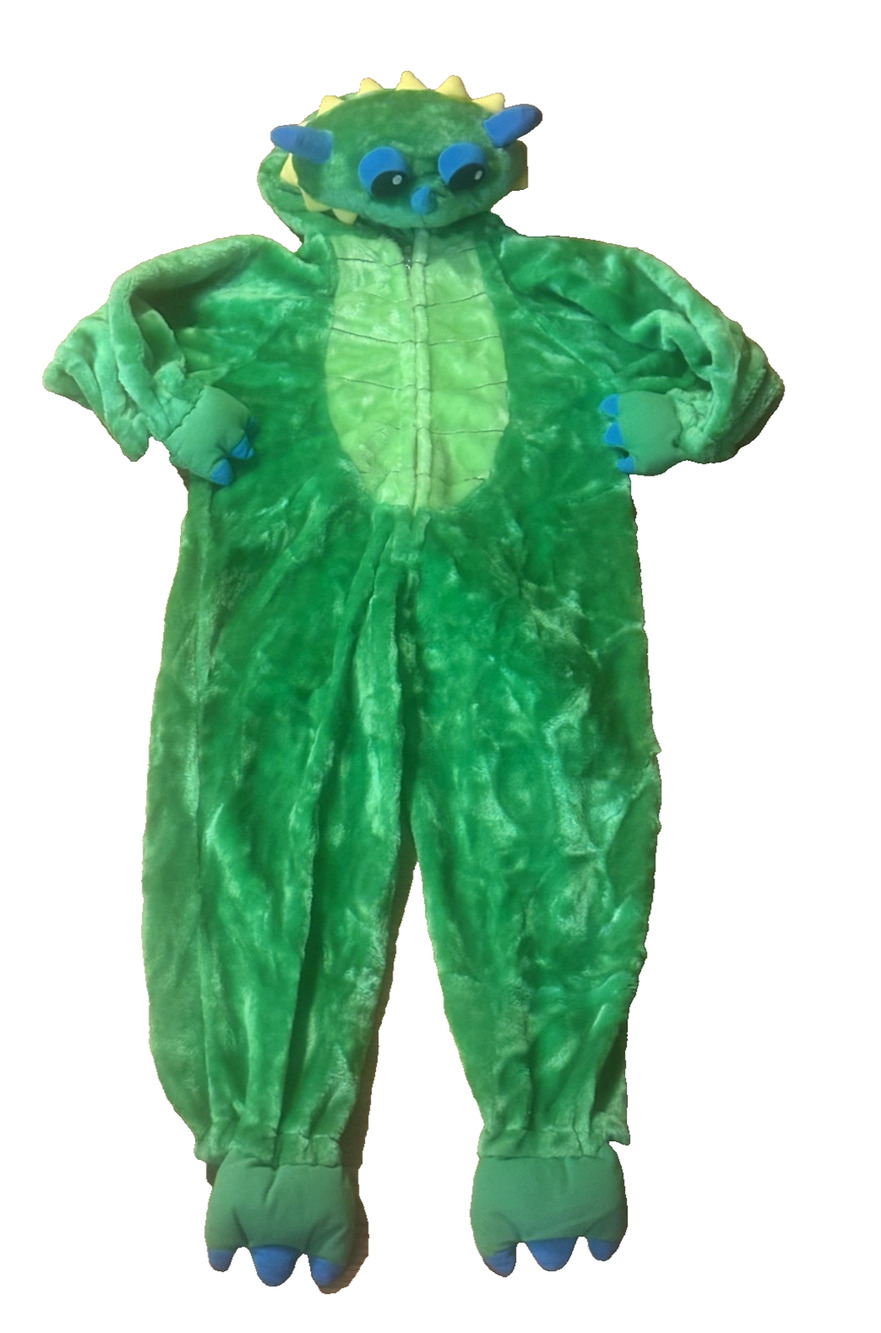 Dragon/ Dinosaur Plush Kids Bodysuit Pajamas/Costume Size: L